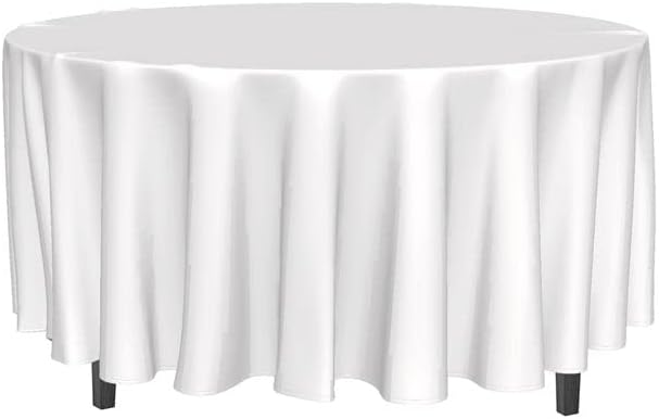 Nappe Table Ronde/BLANC (2.35M)